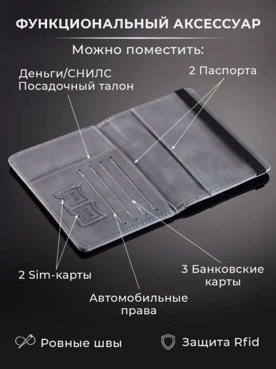 Обложка для загранпаспорта