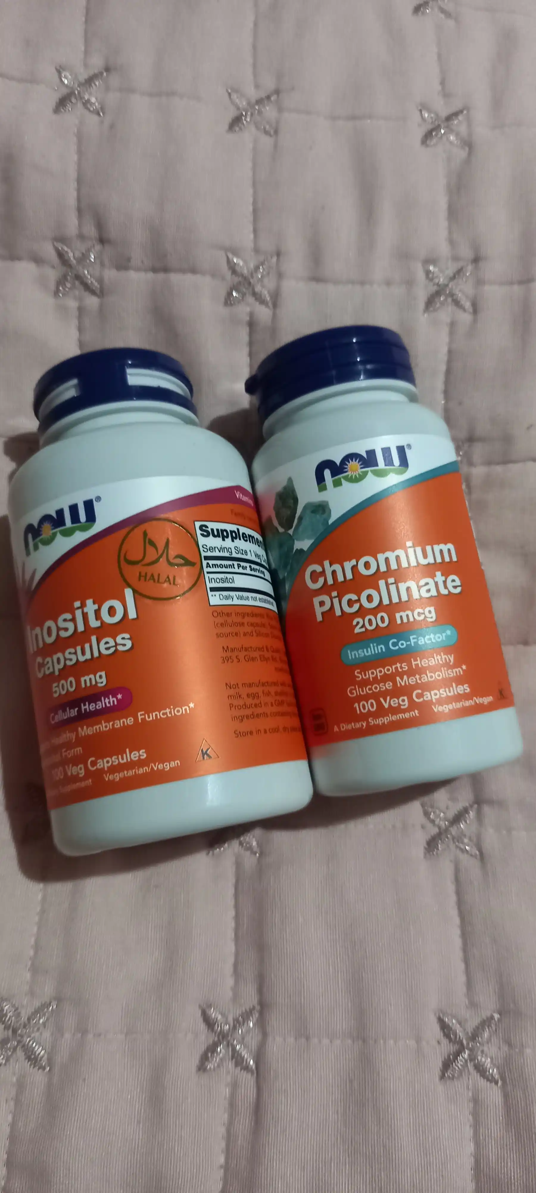 NOW Foods, Xrom pikolinati, Chromium Picolinate, 200 mkg, 100 vegetarian kapsulalari