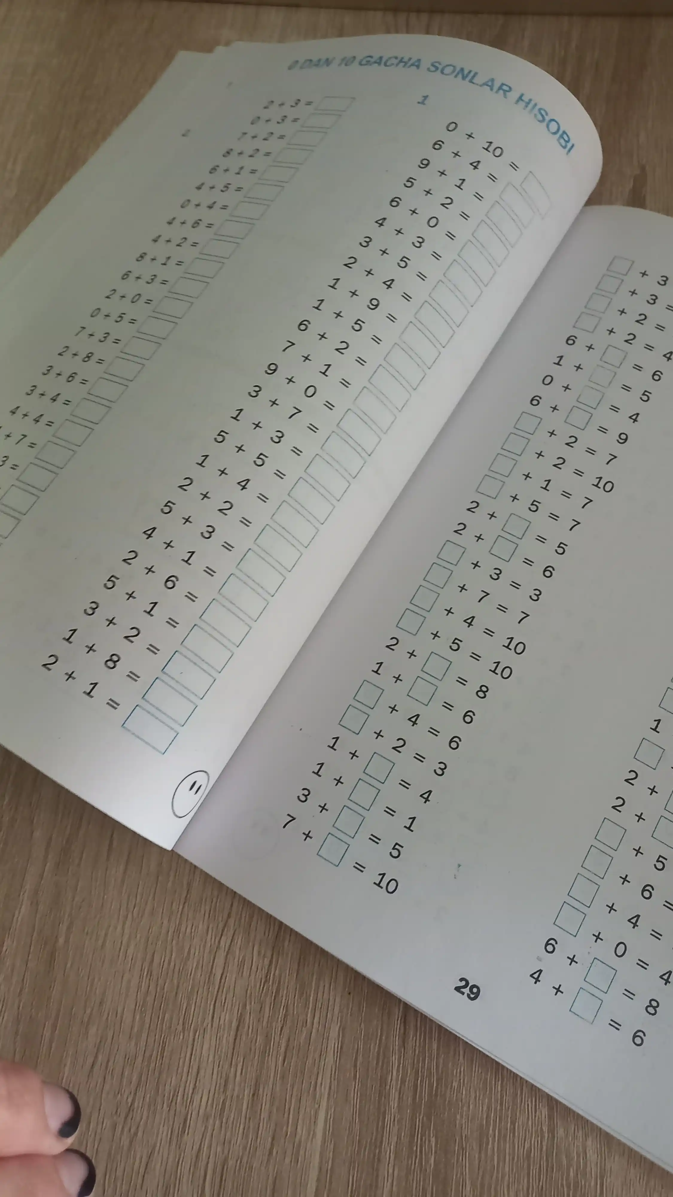 Matematika bo'yicha mashg'ulotlar to'plami 1-2-3-4-sinf