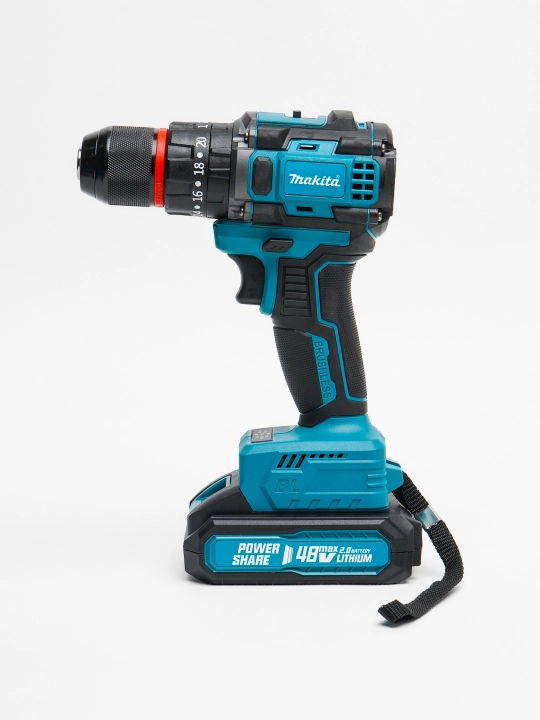 Professional shurupovert Makita, chotkasiz motor, akkumulyatorli,2 dona