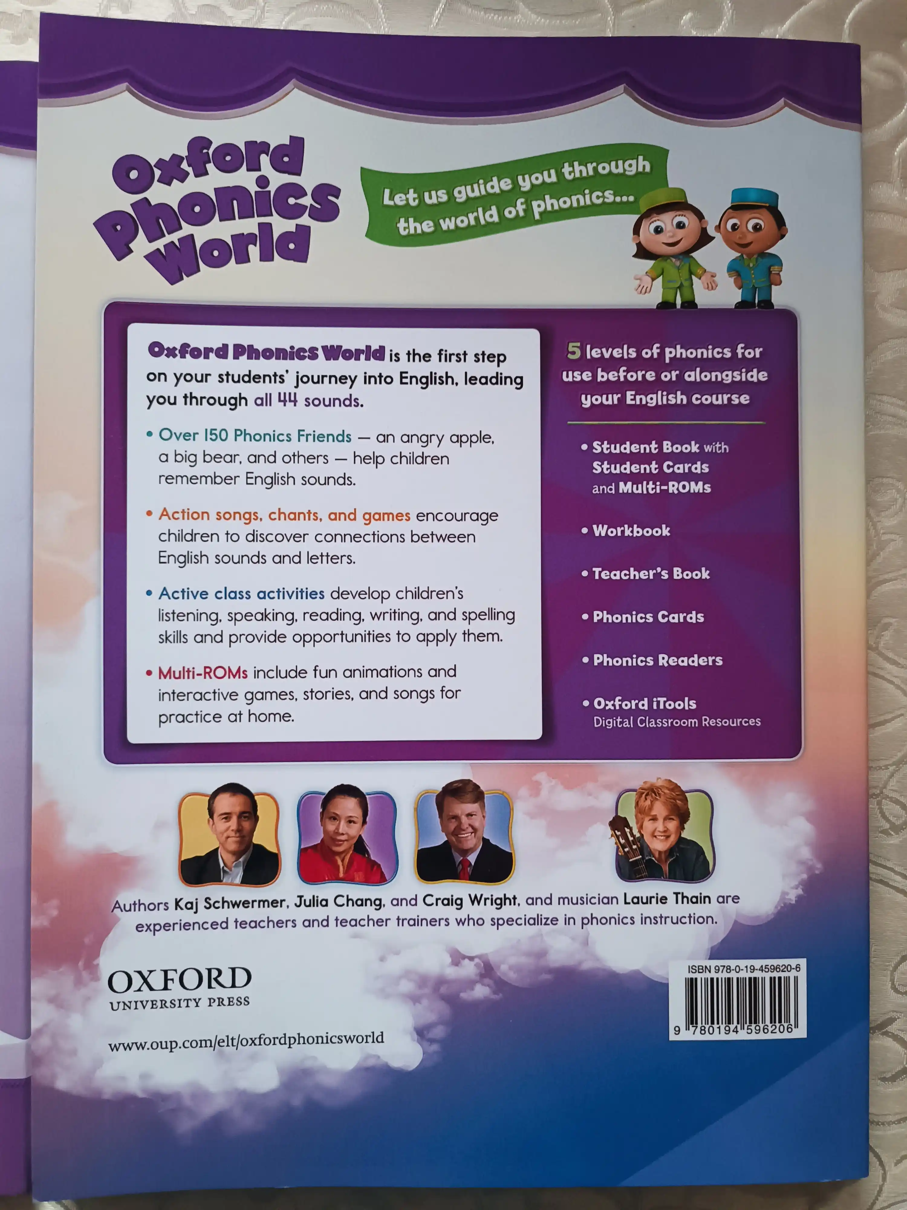Oxford Phonics World 1, 2, 3, 4, 5, Classbook+Workbook, формат A4