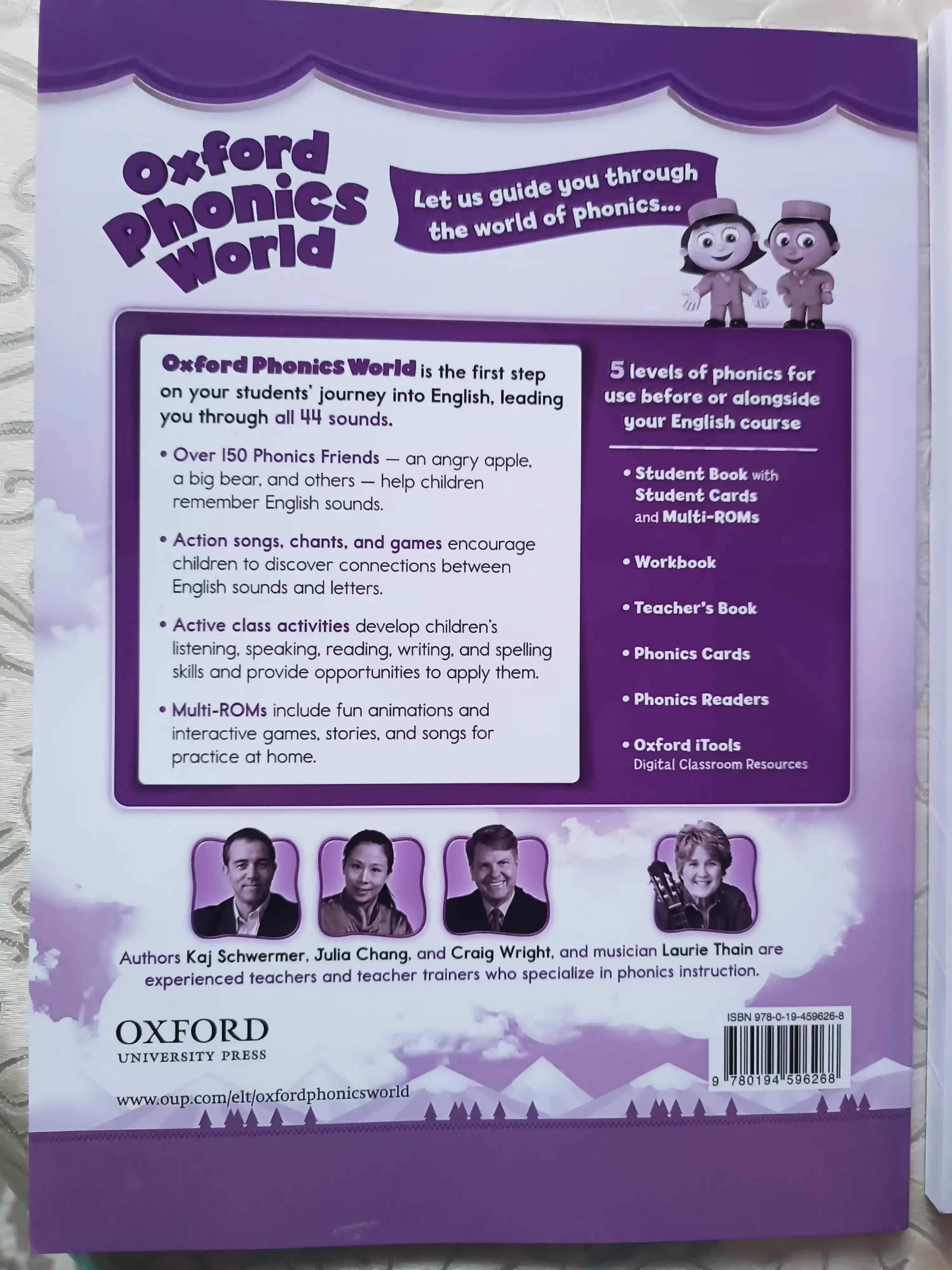 Oxford Phonics World 1, 2, 3, 4, 5, Classbook+Workbook, формат A4