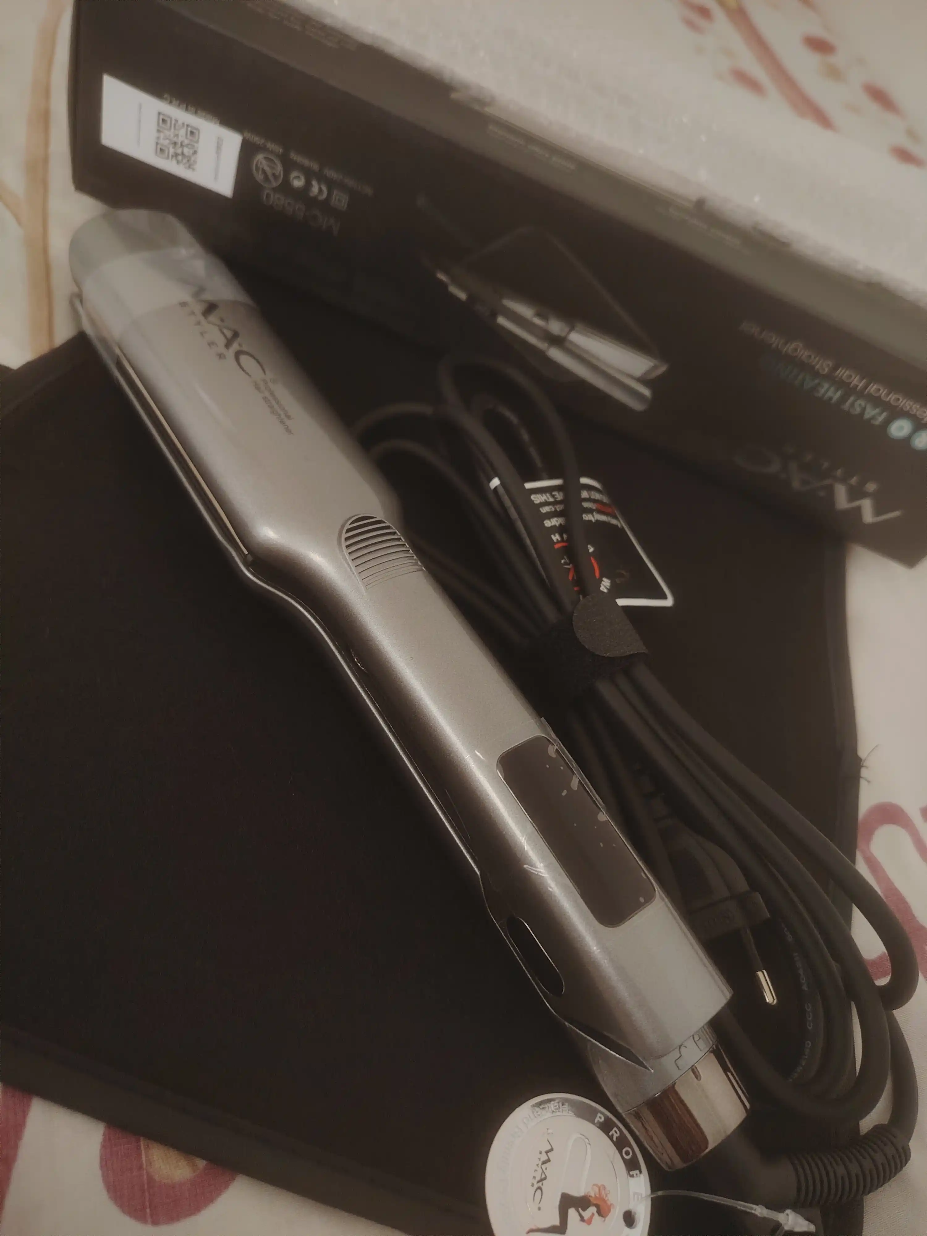 Professional dazmol, MAC Styler MC-5580 titan plastinali soch to‘g‘rilagichi