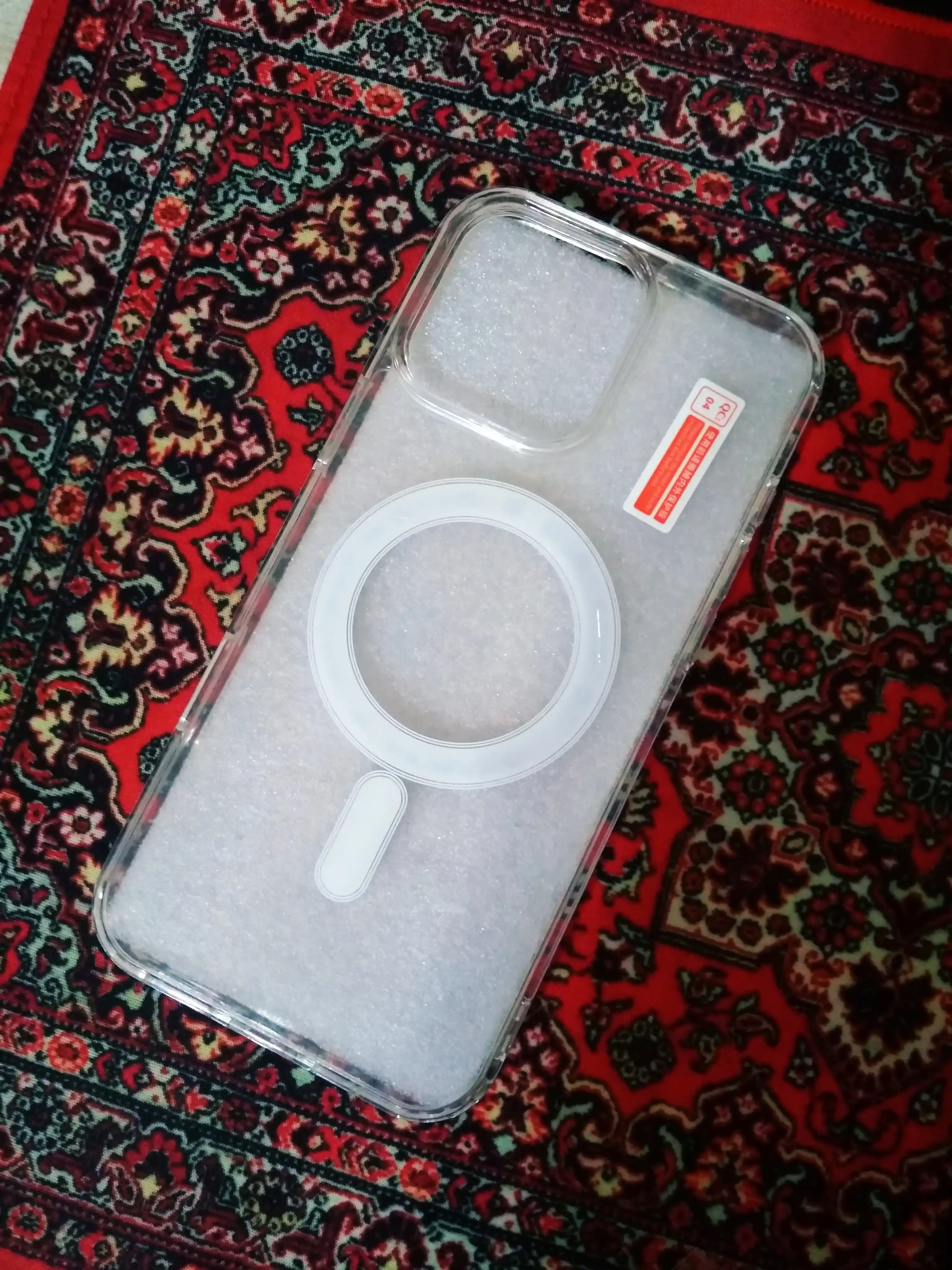 G'ilof iPhone X, XR, 11, 12, 13, 14, 15, 16, Pro, Max uchun silikon, shaffof, Magsafe
