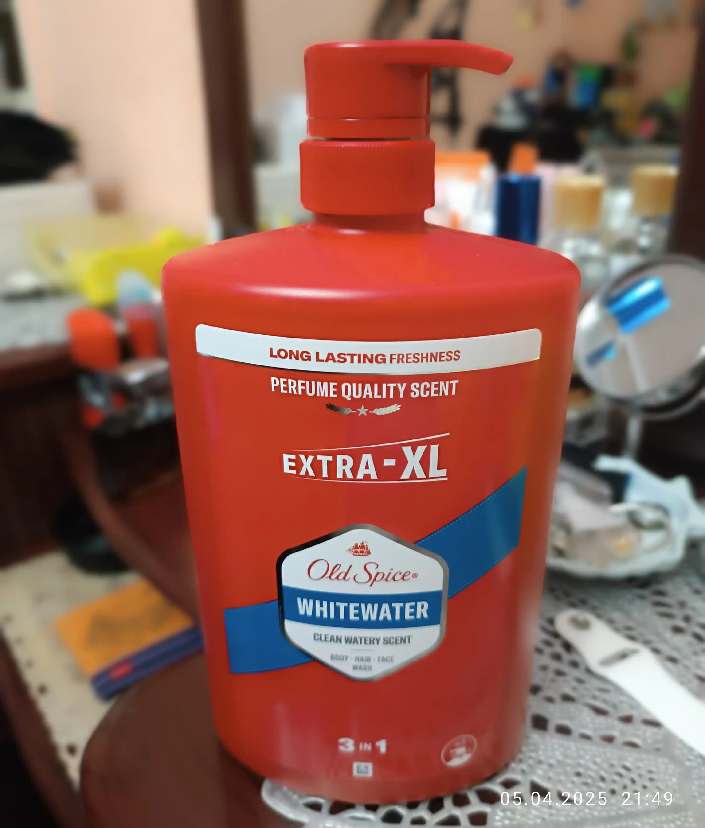 Old Spice гель для душа 3в1 Whitewater, 1л