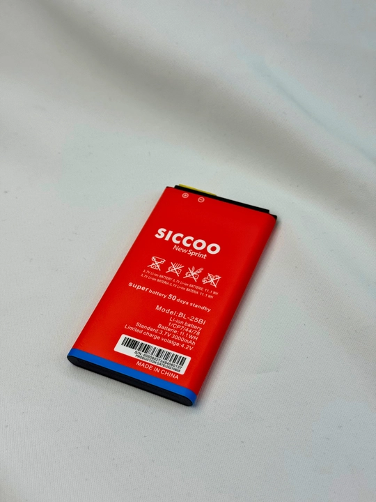 Аккумулятор Bl25 для кнопочных телефонов Dk-Tel и SICCOO: BL25BI - 1800 mAh