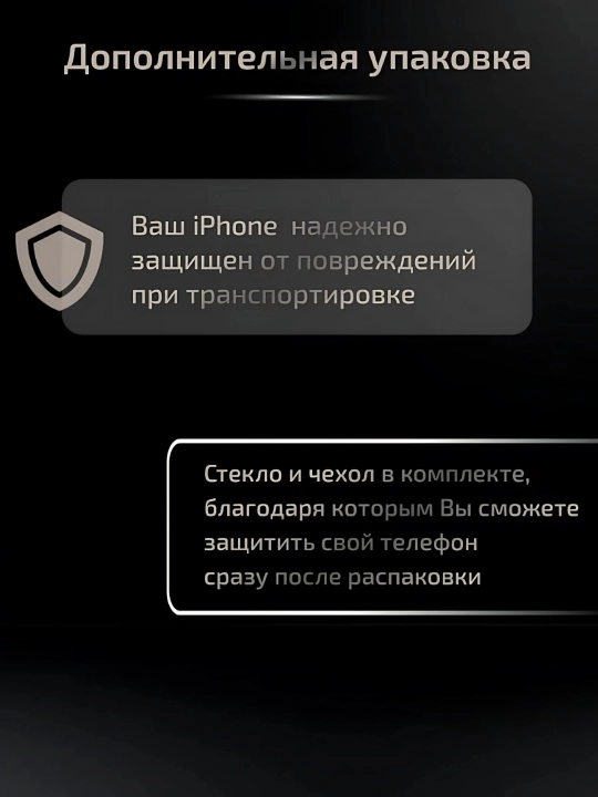 Смартфон iPhone 16 Pro Max, 256GB/512GB/1TB, 1-SIM / еSIM, стекло и чехол в подарок,черный