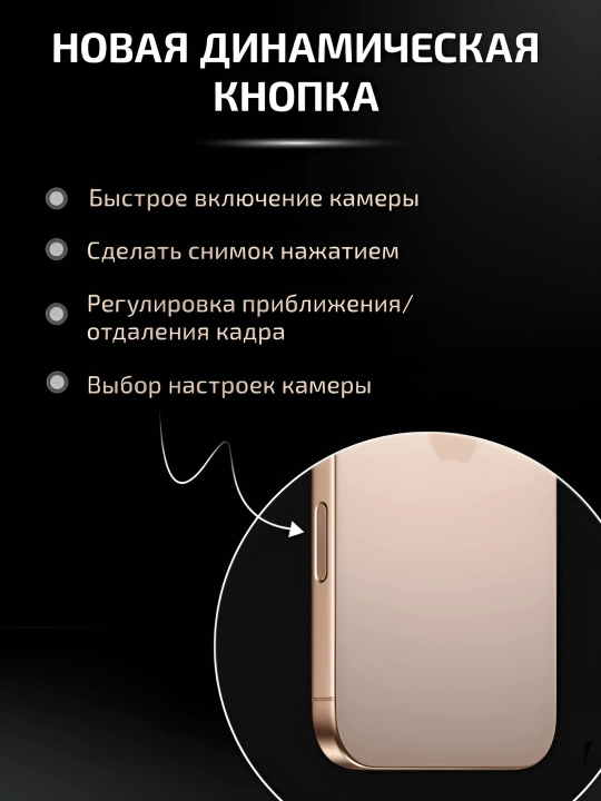 Смартфон iPhone 16 Pro, 128, 256, 512 ГБ, 1 ТБ, 1 SIM, Dual SIM, чехол в подарок
