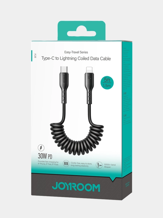 Кабель для быстрой зарядки 30 Вт, Type-C на USB-A - 
