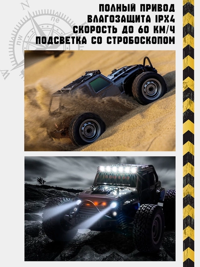 Машинка на радиоуправлении спортивная, размер 1:16, скорость 60 километров в час, 5 моделей — 4ME-ГНЧАВТО-ФИОЛЕТ