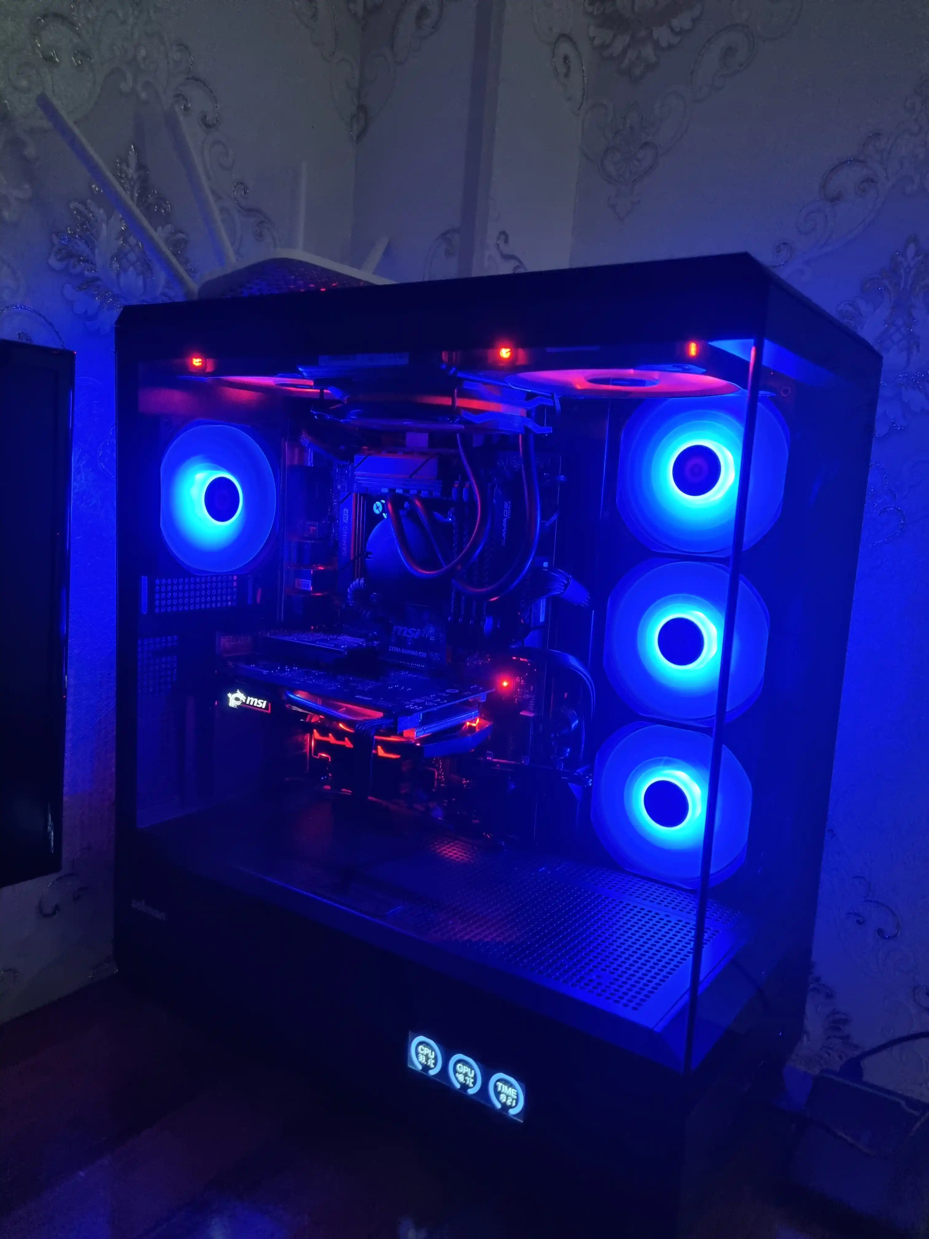 Zalman P50 DS kompyuter korpusi, to‘plamda 4 ta sovutgich, shisha, ARGB yoritgichi