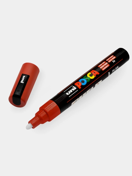 Fetr ruchka UNIBALL POSCA 1.8-2.5 Marking Pen Red N