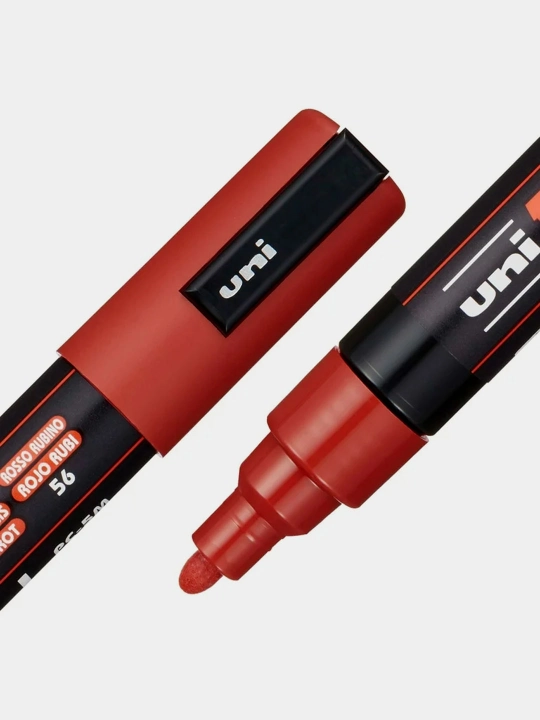 Fetr ruchka UNIBALL POSCA 1.8-2.5 Marking Pen Red N