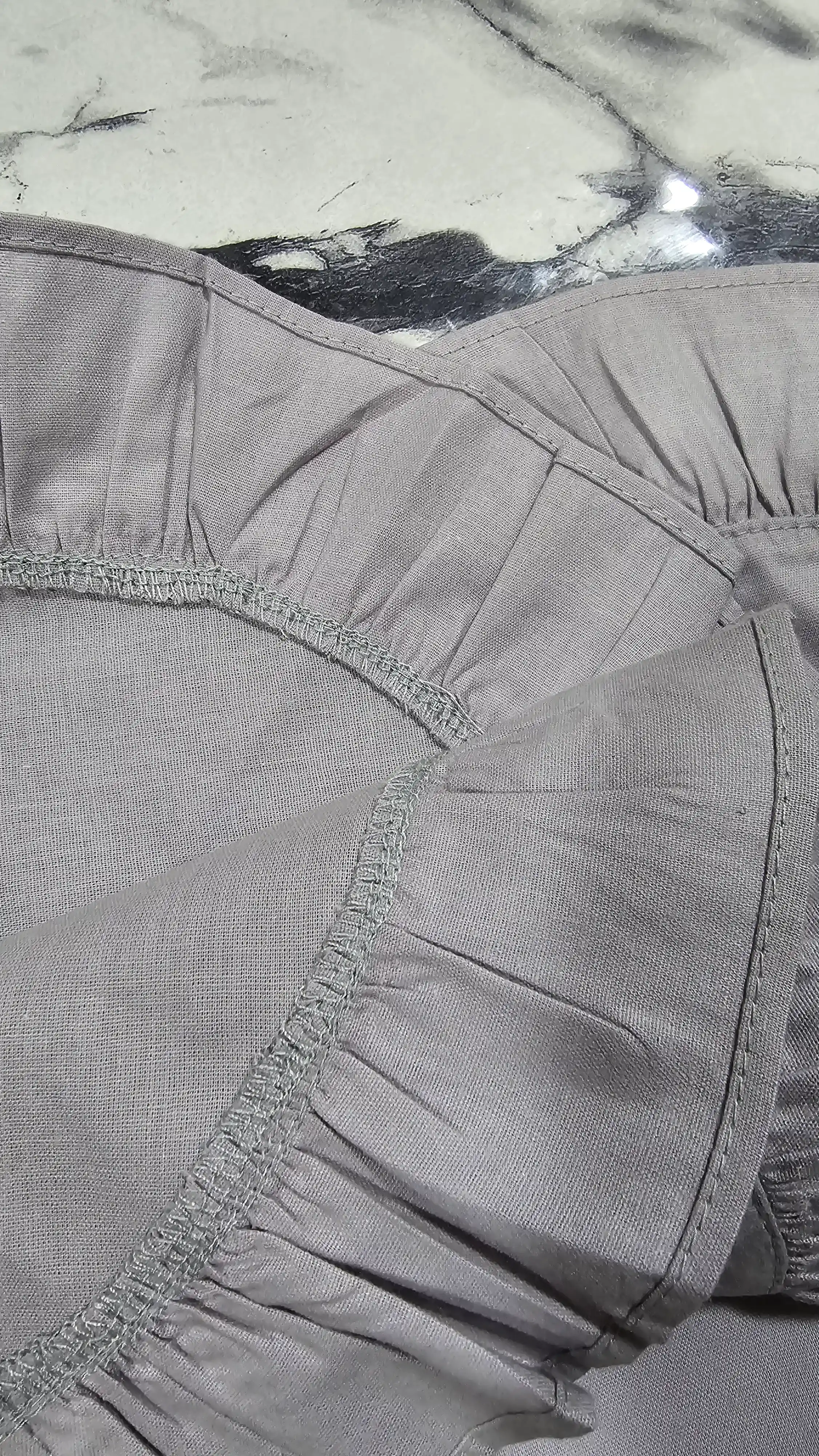 Servis salfetkalari, 2 dona, 100% paxta, likopcha ostiga mo‘ljallangan matoli tagliklar
