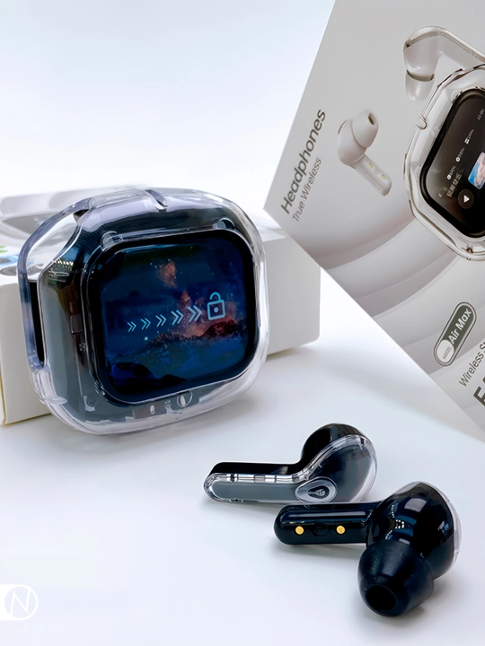 Simsiz Bluetooth quloqchinlar AIR MAX 31, iPhone va Android uchun, sensorli ekranli