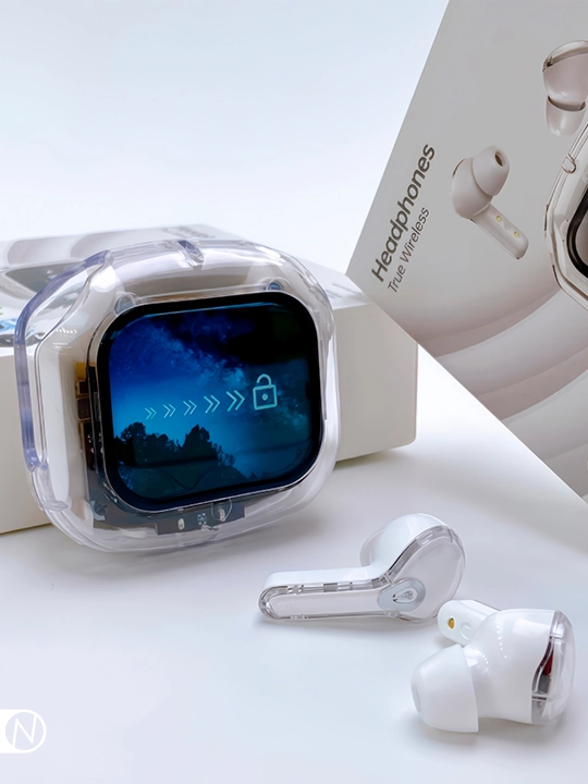 Simsiz Bluetooth quloqchinlar AIR MAX 31, iPhone va Android uchun, sensorli ekranli