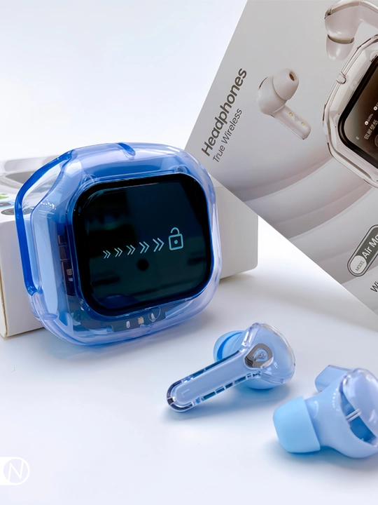 Simsiz Bluetooth quloqchinlar AIR MAX 31, iPhone va Android uchun, sensorli ekranli