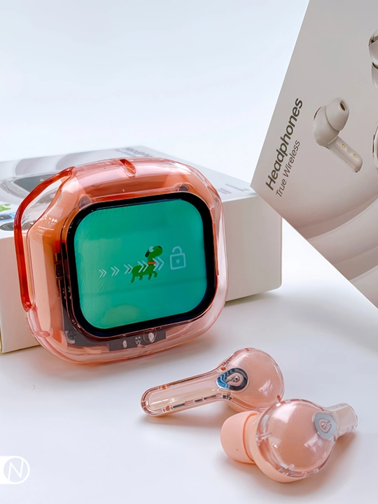 Simsiz Bluetooth quloqchinlar AIR MAX 31, iPhone va Android uchun, sensorli ekranli