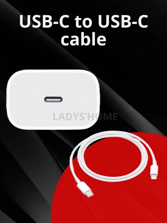 Зарядное устройство для iPhone, быстрая зарядка, 35 Вт, с кабелем Type-C на Lightning