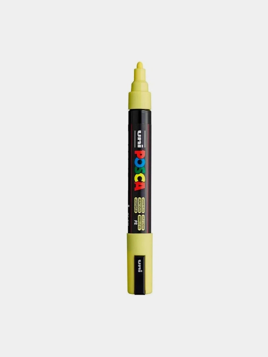 Ручка фетровая  UNIBALL POSCA 1.8-2.5 Marking Pen Straw Yellow N - 