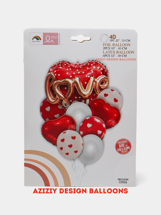 Шары I LOVE YOU и сердечко для романтической ночи, MARRY ME и на день рождения, 14 февраля
