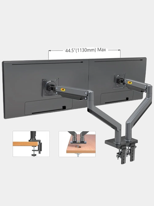 Stol kronshteyni, ikkita monitor uchun, 27-34, North Bayou, NB G65, RSTAR