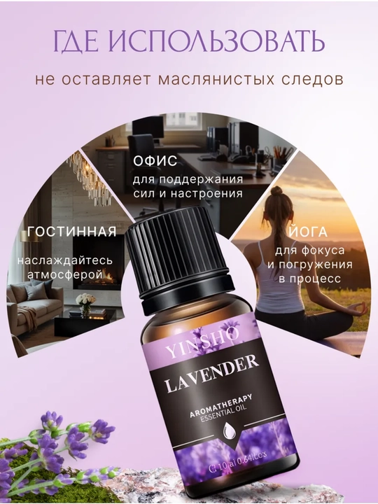 Efir moyli xushbo'ylagich, diffuzor, havo namlagichi uchun, avtomobil, uy uchun