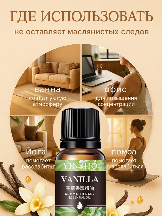 Efir moyli xushbo'ylagich, diffuzor, havo namlagichi uchun, avtomobil, uy uchun