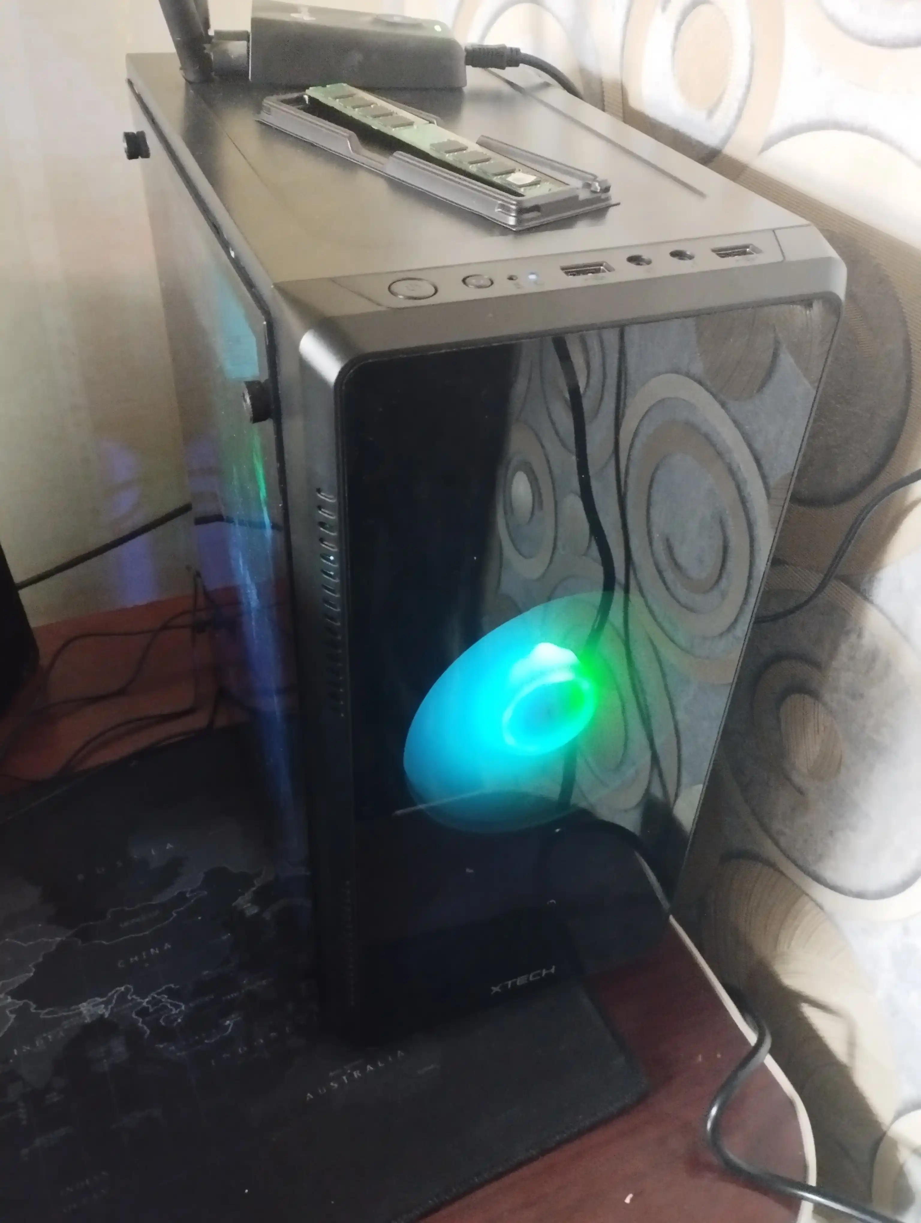 Компьютерный кейс MINI ATX- игровой корпус Xtech M5, M12, M7 c RGB подсветкой