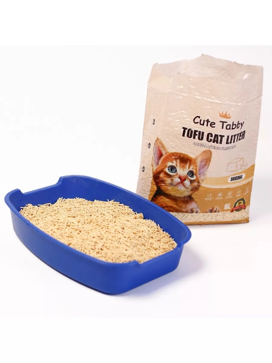 Наполнитель для кошек Tofu, без пыли, 6 л