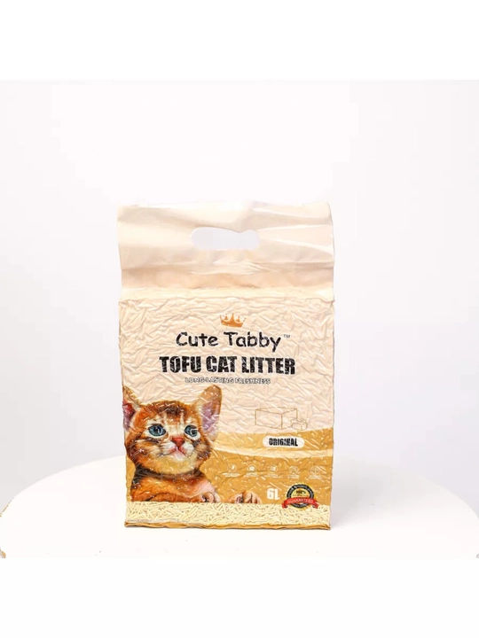 Наполнитель для кошек Tofu, без пыли, 6 л