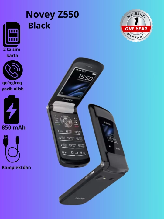 Novey Z550 tugmachali telefon