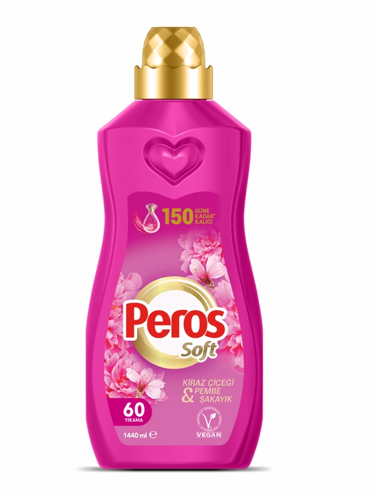 Peros Olcha guli va pion hidli kir yuvish uchun konsentrlangan yumshatgich, 1440 ml