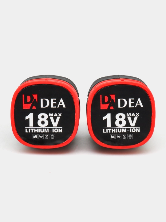 Аккумуляторный шуруповерт, дрель DEA 18/48/128В 24/118 набор инструментов, бесщеточный