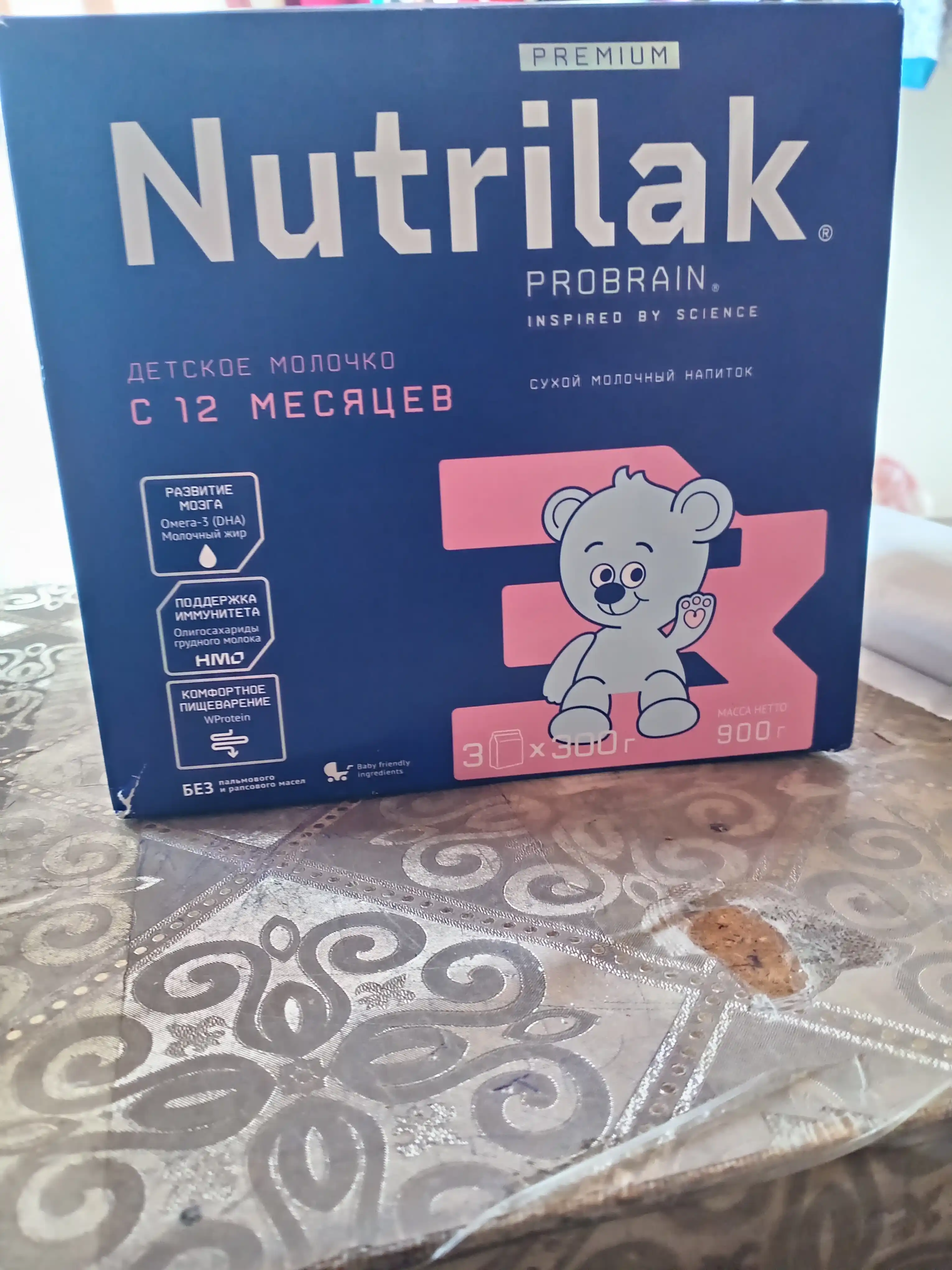 Детский сухой молочный напиток Nutrilak Premium 3, 900 гр