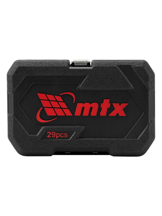 Набор инструментов MTX, CrV, 1/4", кейс, 29 предметов, 135239