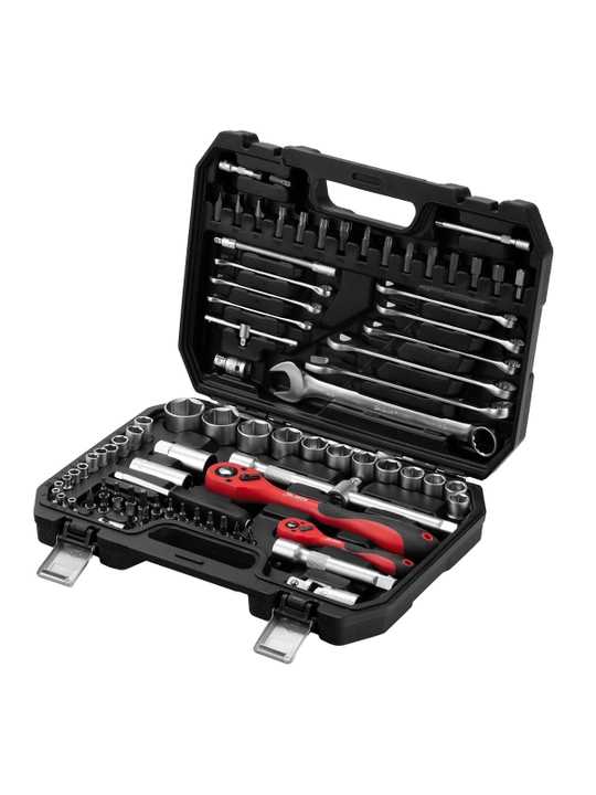 Набор инструментов МТХ, 1/2", 1/4", CrV, кейс, 82 предмета, 135149
