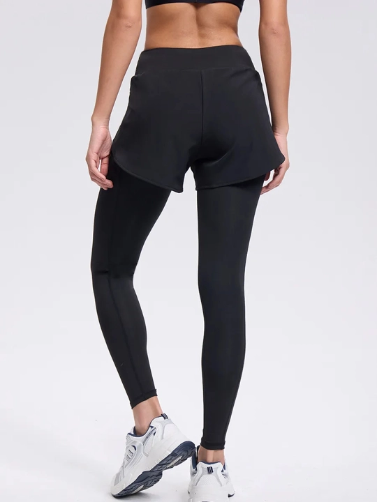 Sport losinalari, yugurish, fitnes, yoga, raqs uchun shortilar bilan leggingslar