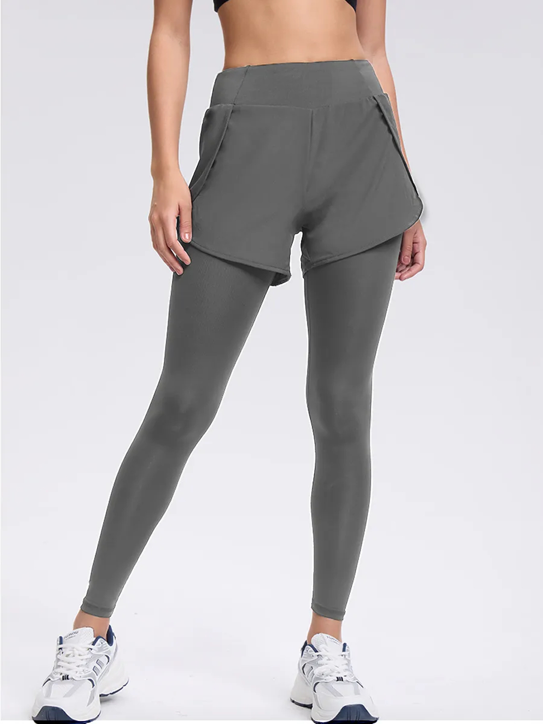 Sport losinalari, yugurish, fitnes, yoga, raqs uchun shortilar bilan leggingslar