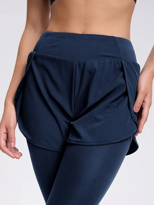 Sport losinalari, yugurish, fitnes, yoga, raqs uchun shortilar bilan leggingslar