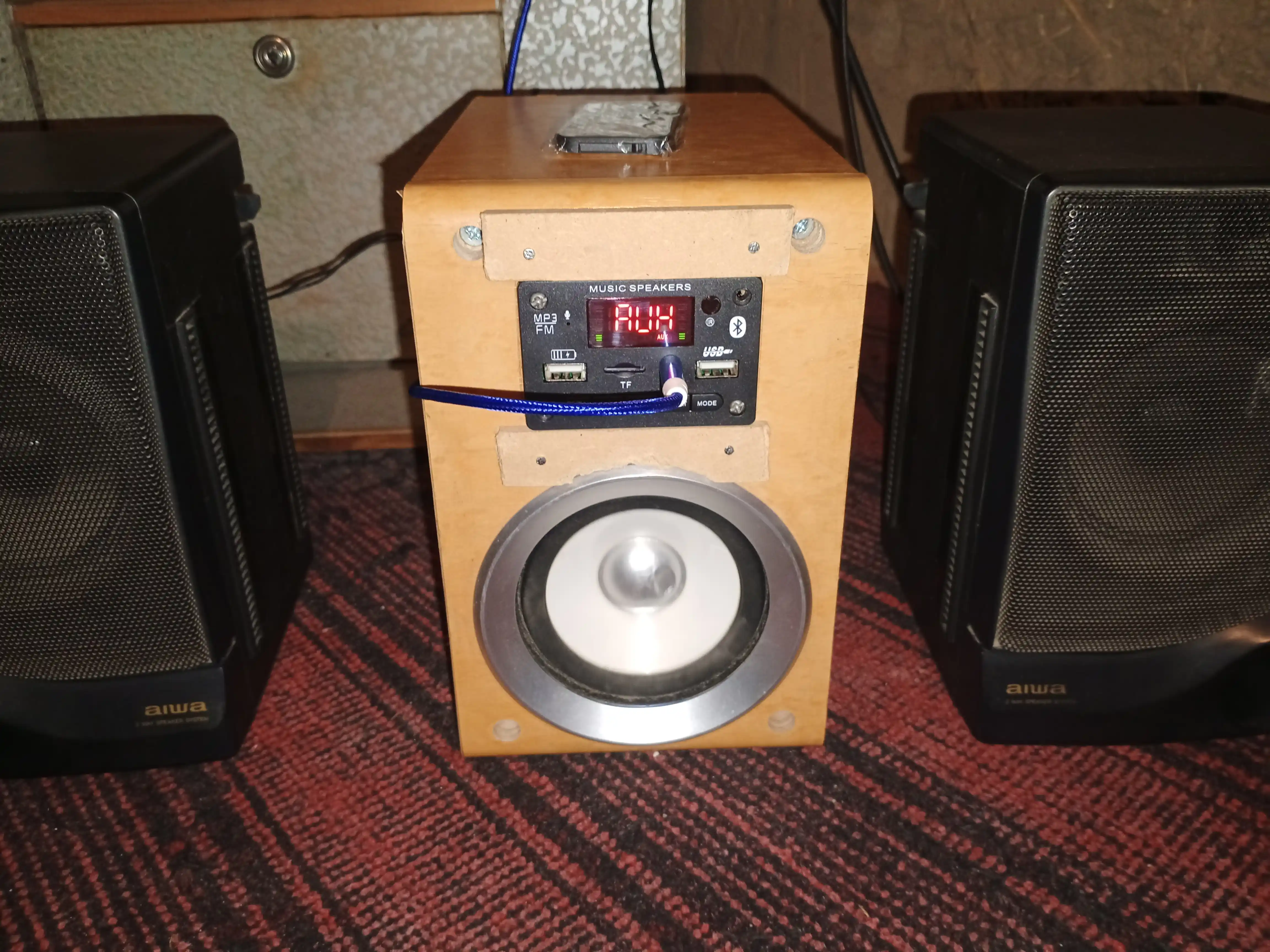 Bluetooth MP3 декодер с усилителем 80 Вт, 2×40 Вт, FM, AUX, USB, пульт, MP3 модуль