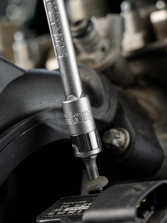 Набор инструментов STELS, 1/2", 1/4", CrV, кейс, 76 предметов, 14116