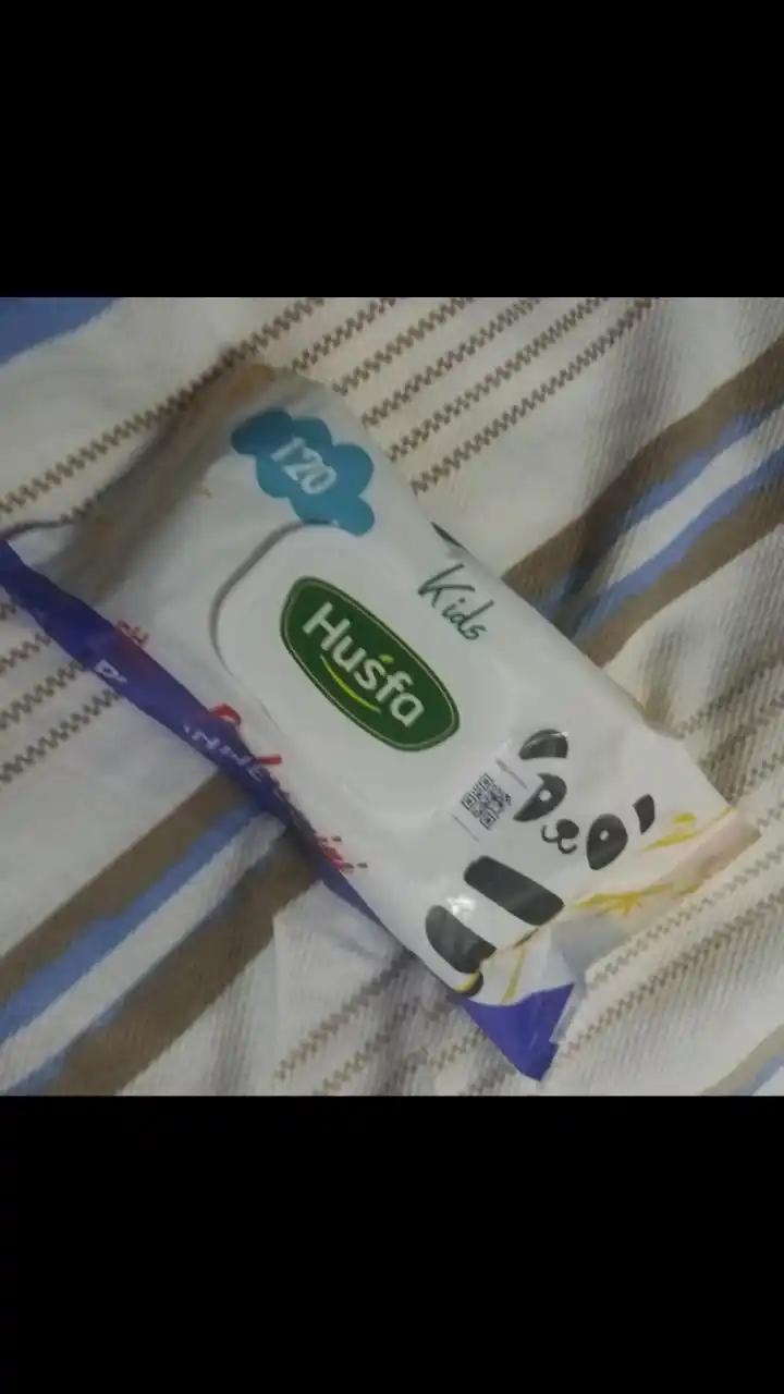 HUSFA Kids nam salfetkalari, 120 dona