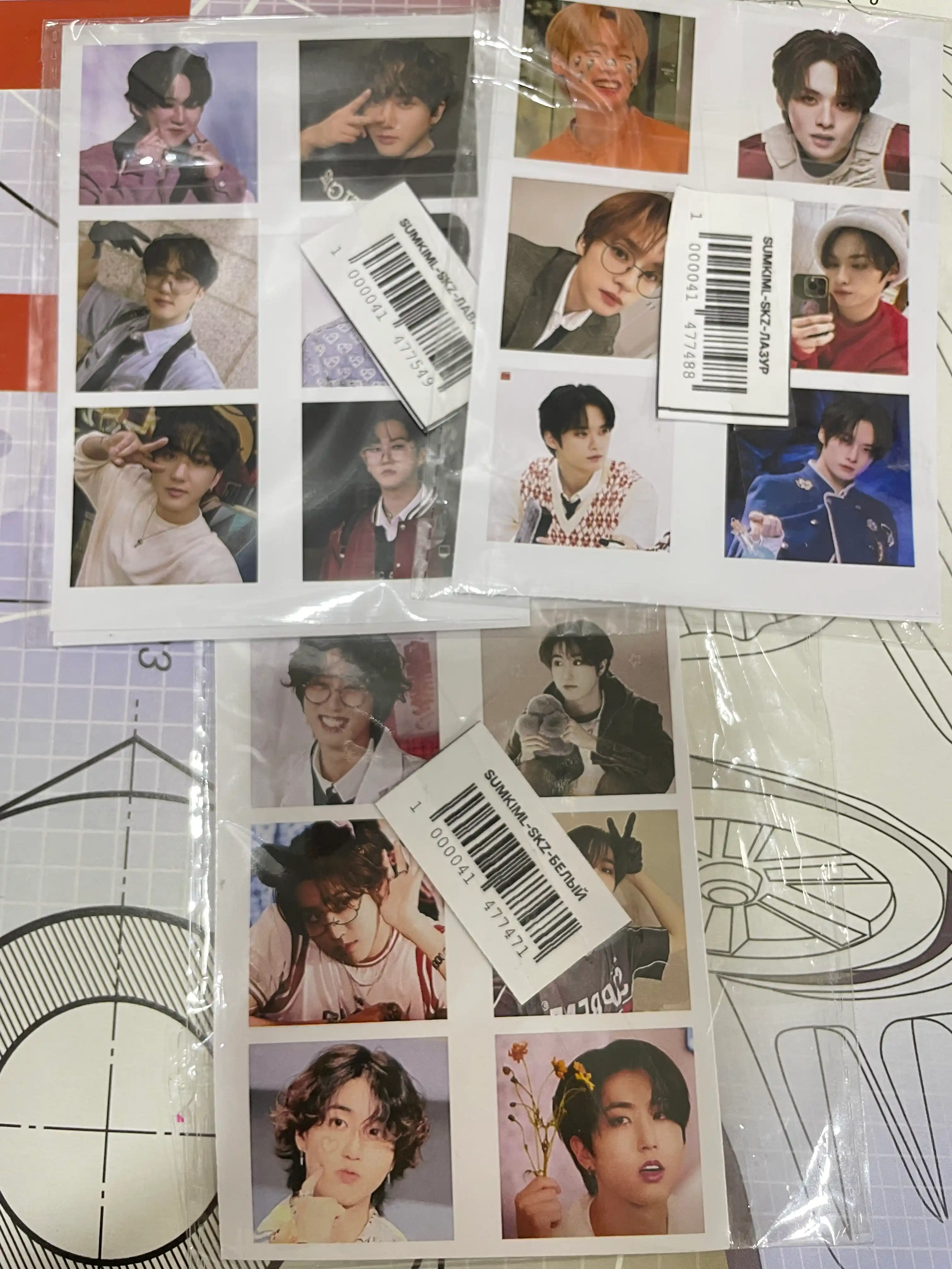Стикеры Stray kids 12шт