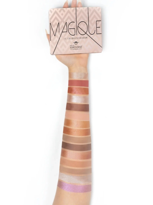Forever 52 Maglque 15 color eyeshadow, 15 ta rangdan iborat tenlar palitrasi, 15 gr