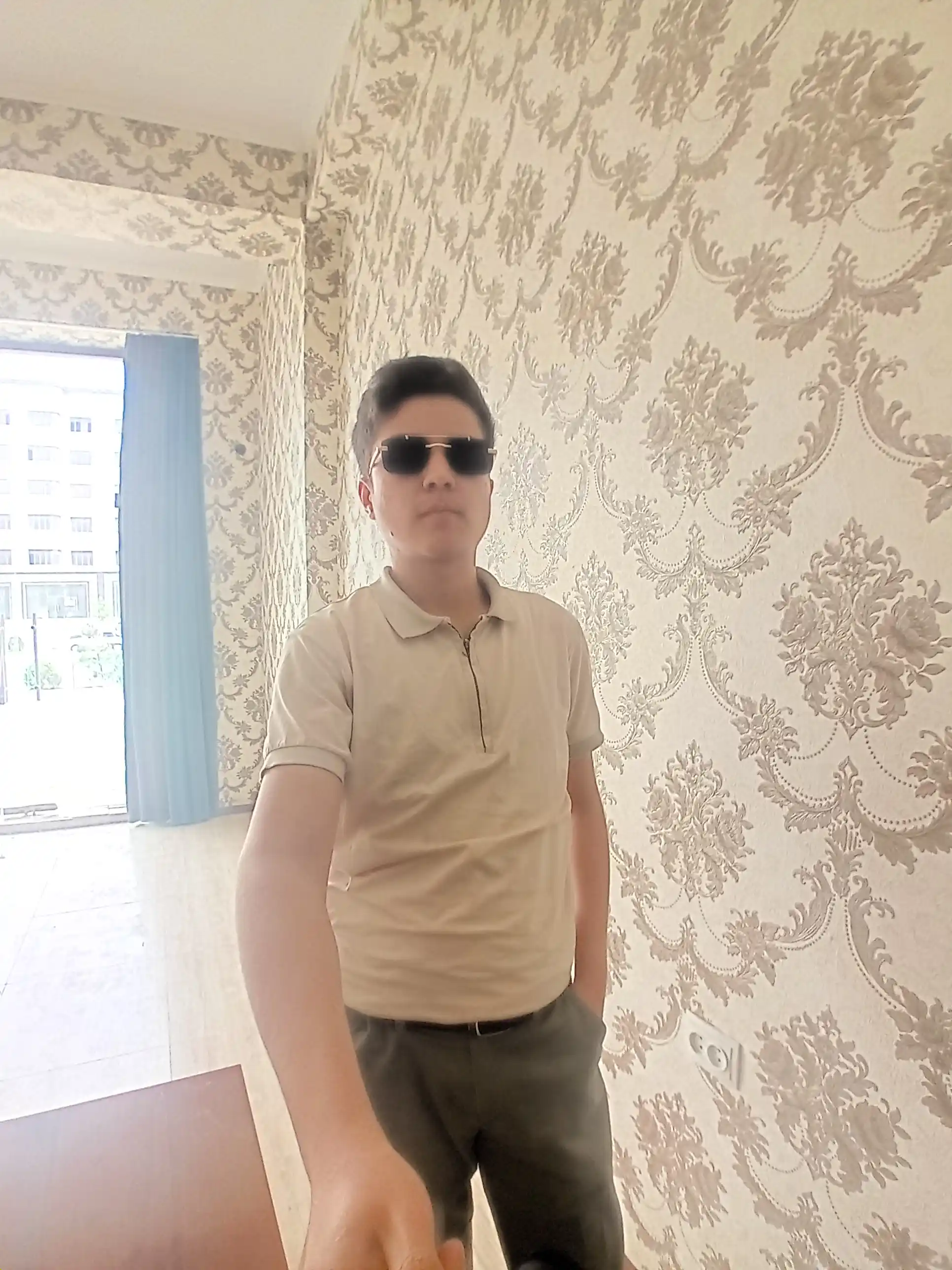Quyoshdan saqlovchi ko'zoynaklar, erkaklar uchun, ramkasiz + ko'zoynak matosi + futlyar