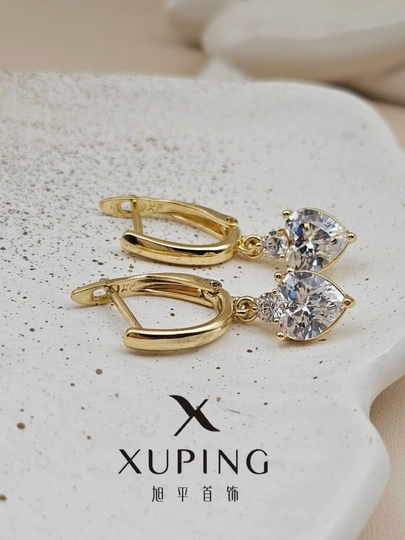 Серьги для девочек и женщин, Xuping — 1001PRT-XUPINGB-ЗОЛОТ