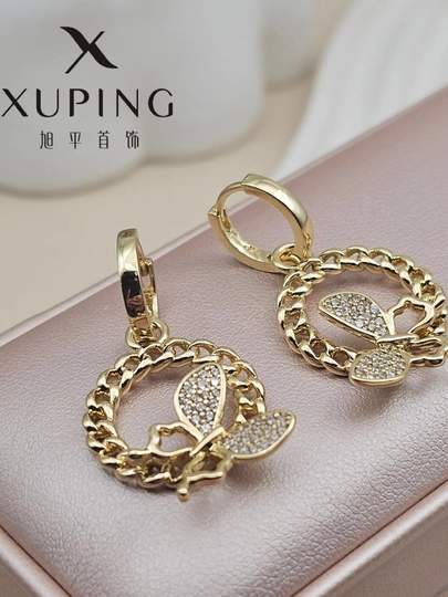 Серьги для девочек и женщин, Xuping — 1001PRT-XUPINGB-ЗОЛХАКИ