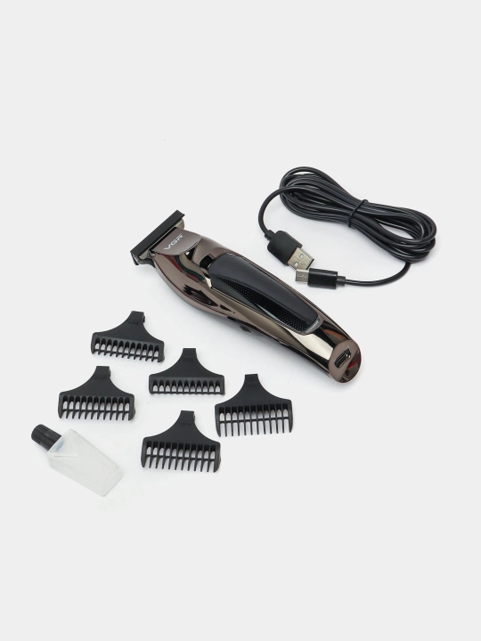 Professional Vgr v-070 simsiz trimmer, soqol olish va kesish mashinasi - 
