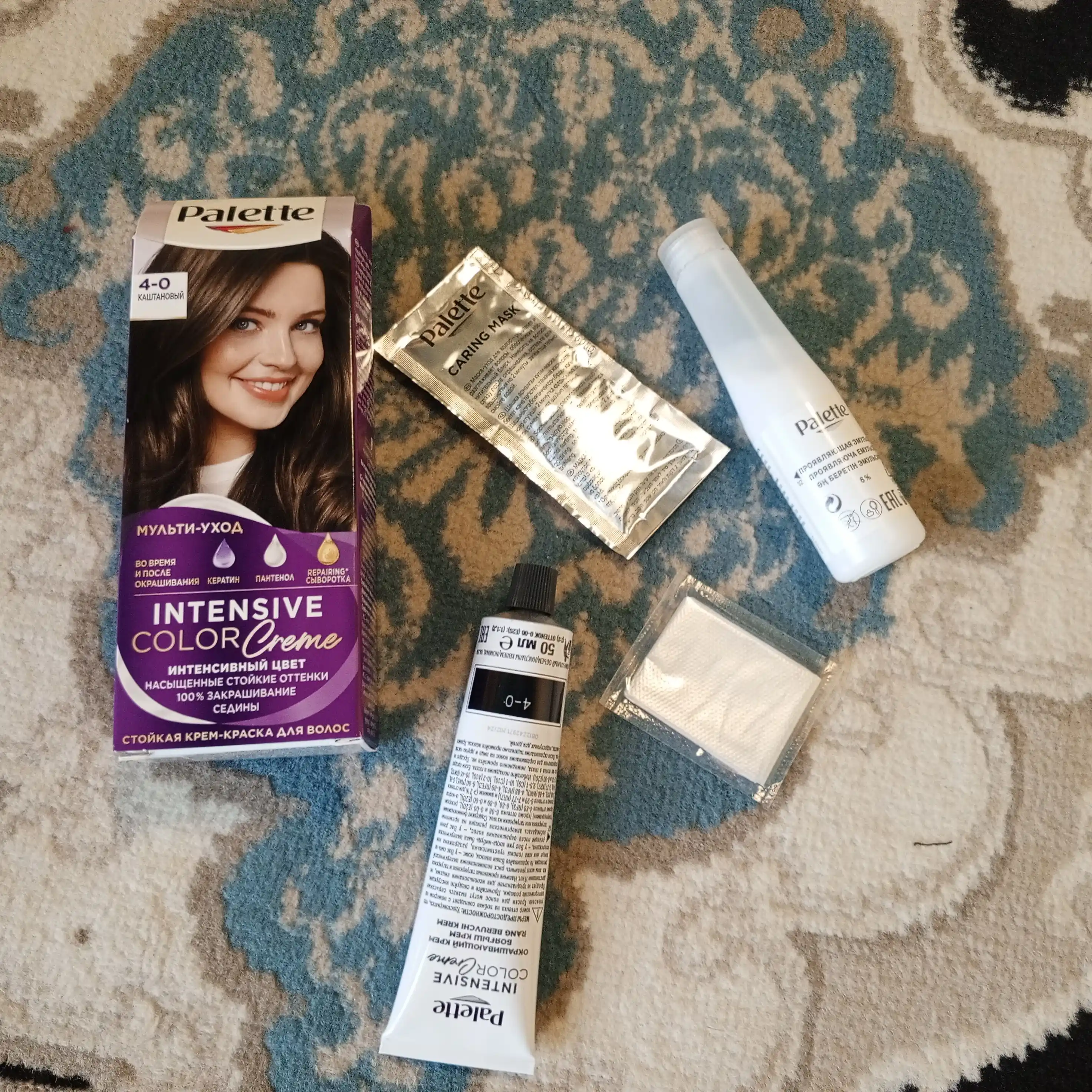 Крем краска Palette Intensive Color Creme N3, 4-0, каштановый